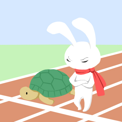 もし模試亀とうさぎさんYeah!!