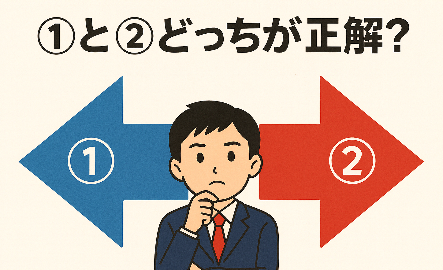 　選択肢を、見極める。