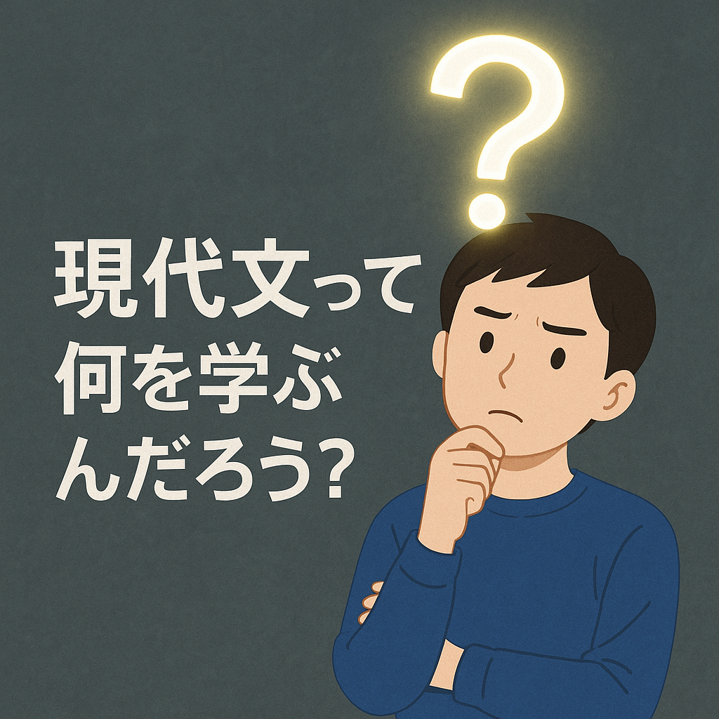 現代文って、何を学ぶの？